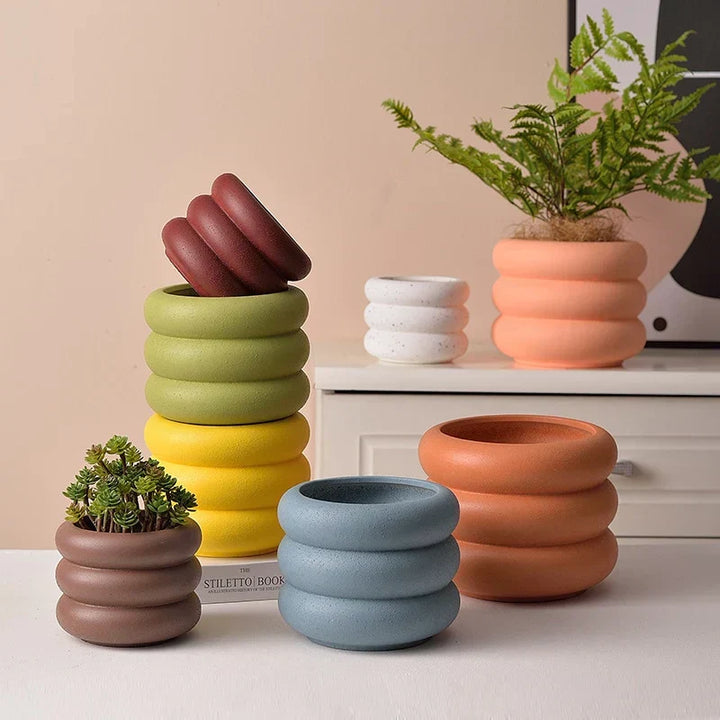 Bubbly Creative Bubble Succulent Pot for Stylish Plant Display - Elena Harper