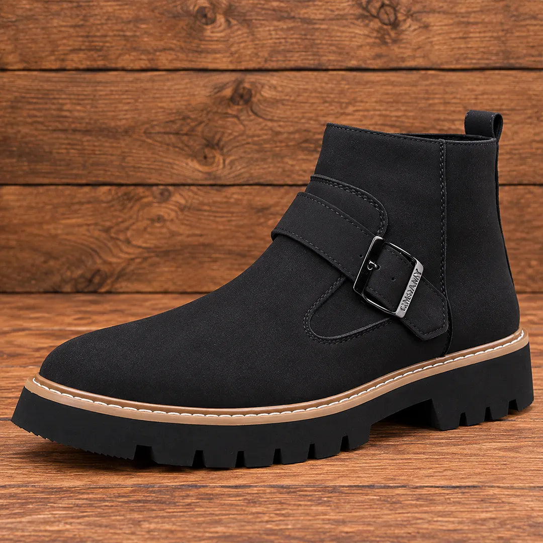 Buckle Ankle Boots - Elena Harper