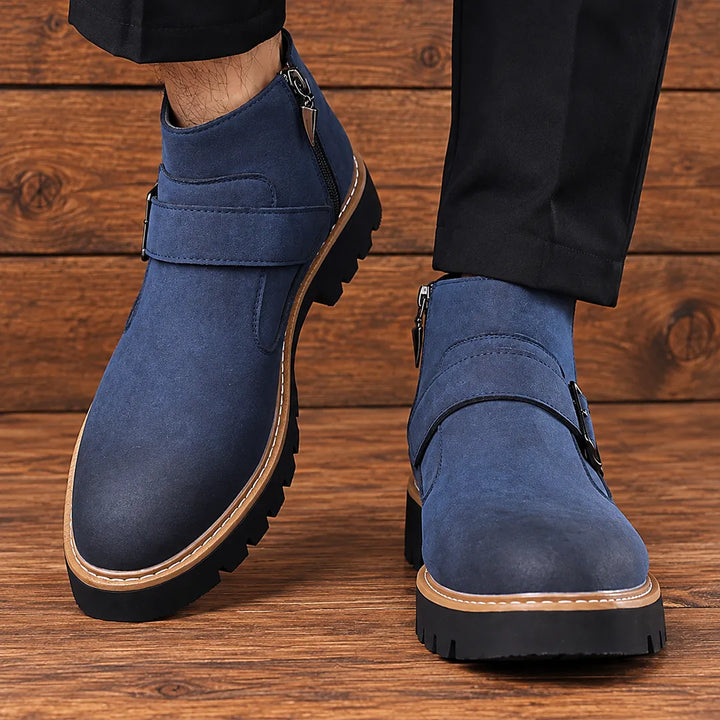 Buckle Ankle Boots - Elena Harper