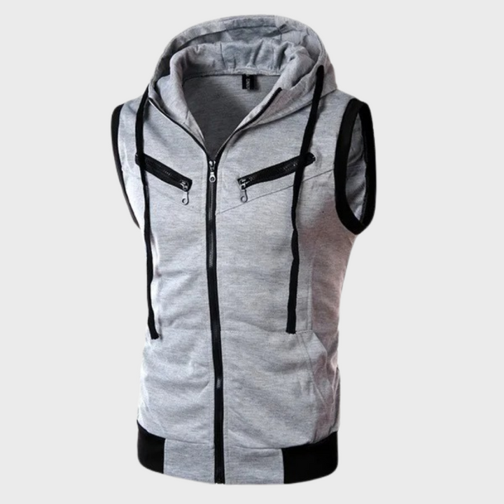 Sleeveless Hoodie Vest for Men