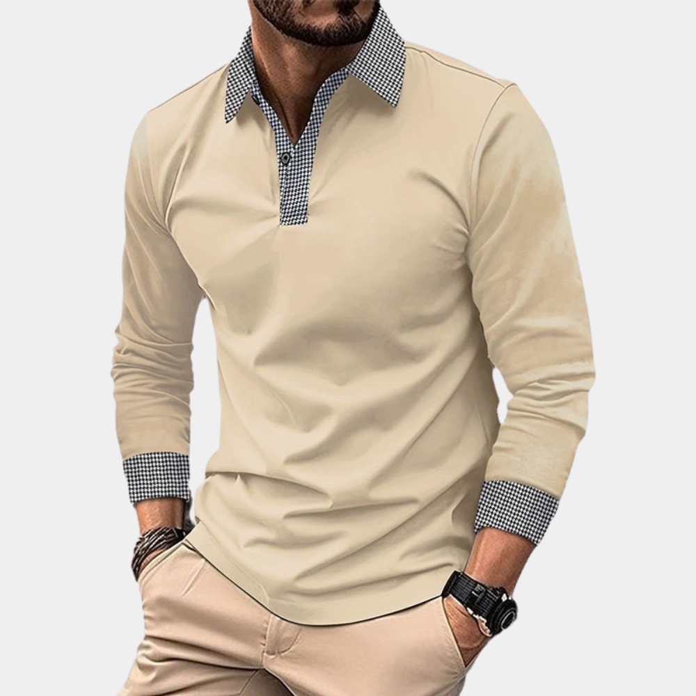 Clément - Long Sleeve Polo for Men