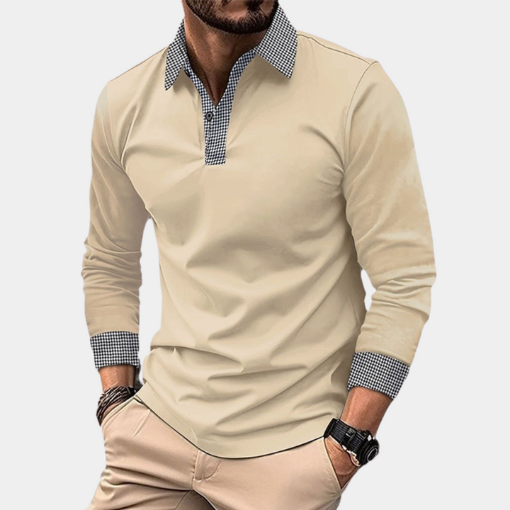 Clément - Long Sleeve Polo for Men