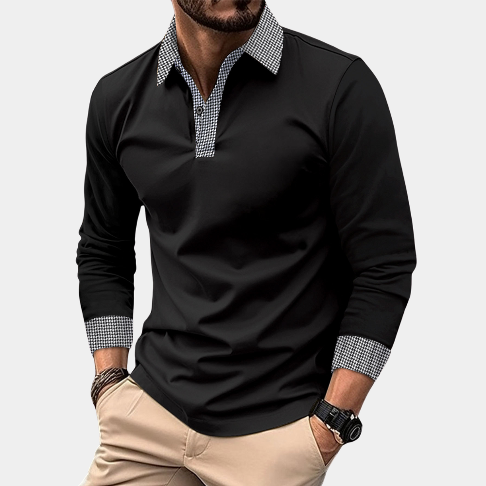Clément - Long Sleeve Polo for Men