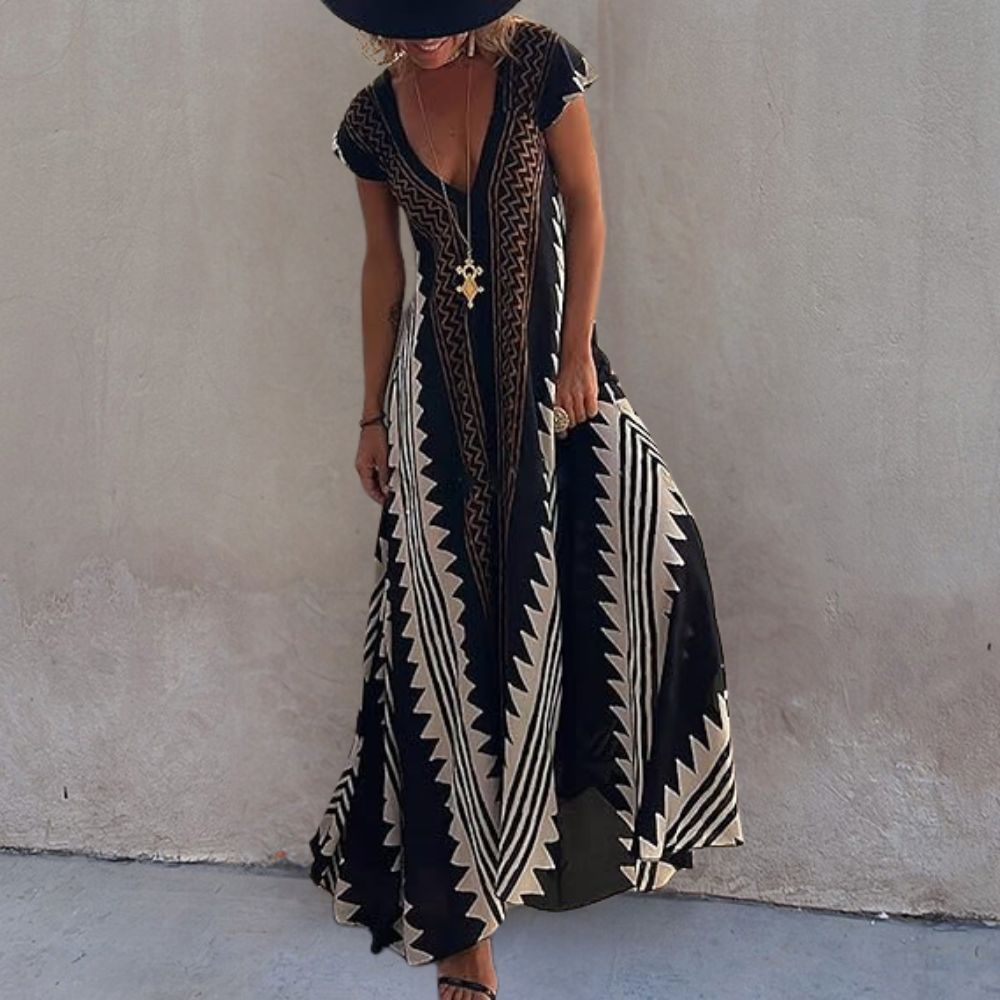 Adelina Bohemian Maxi Dress - Elena Harper