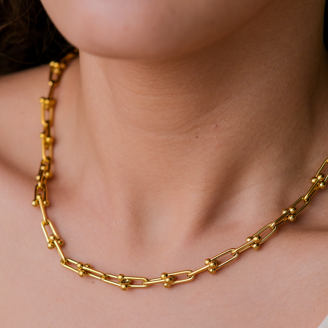 Wide Cascade Necklace - Elena Harper