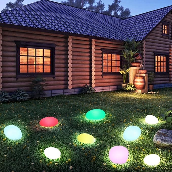 Decorative LED Stone Effect Lamp – Wireless Ambient Lamp for Indoor and Outdoor Use