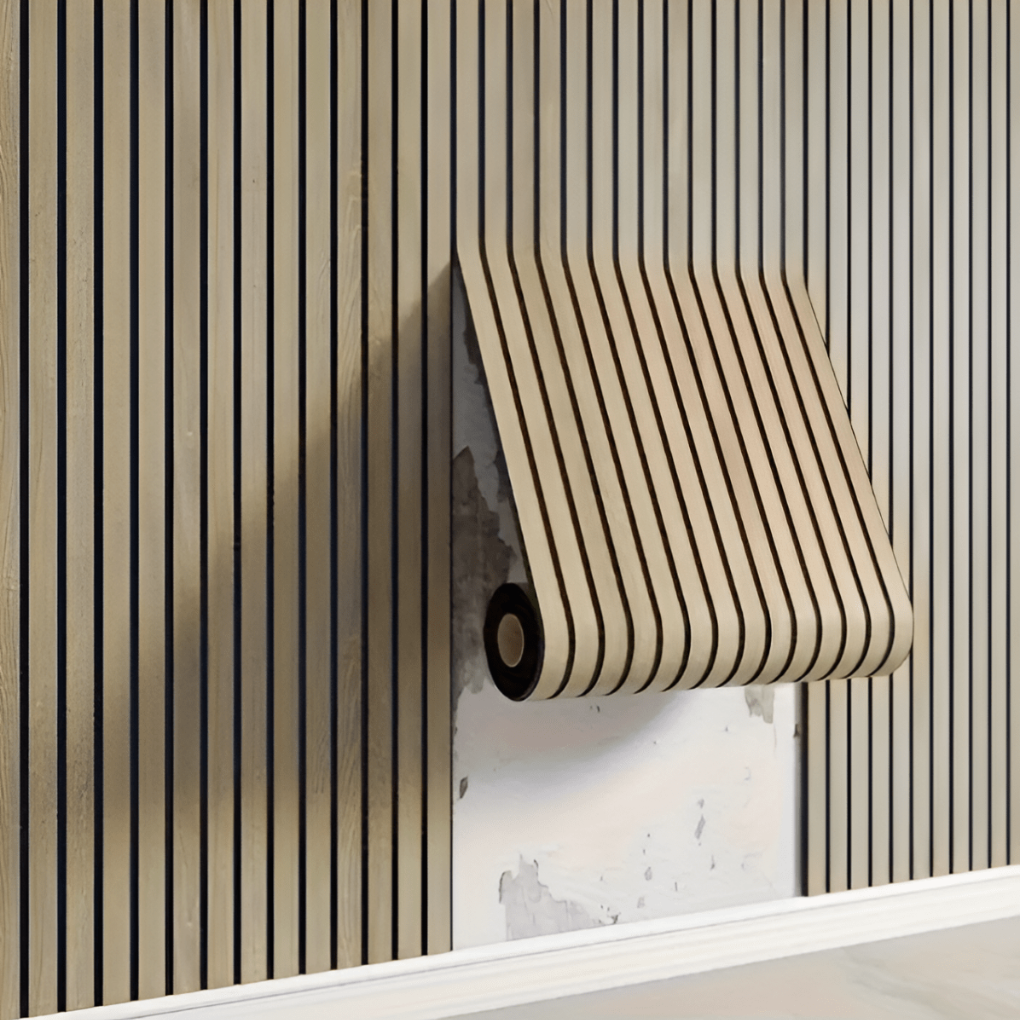 3D Self-Adhesive Wood Wall Panels