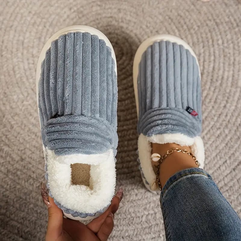 LYSSA Plush Comfort Slippers, view 9 - Elena Harper