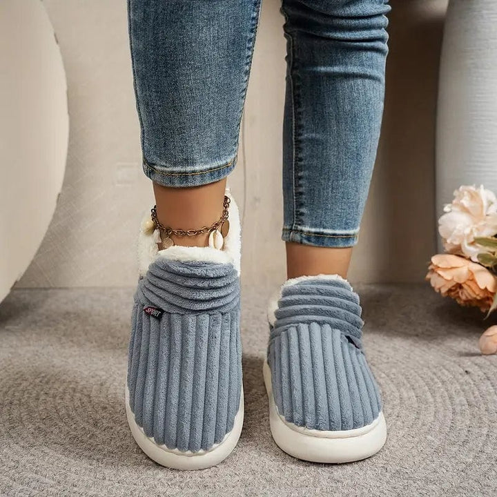 LYSSA Plush Comfort Slippers, view 10 - Elena Harper