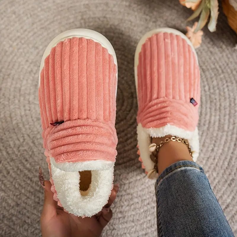 LYSSA Plush Comfort Slippers, view 2 - Elena Harper