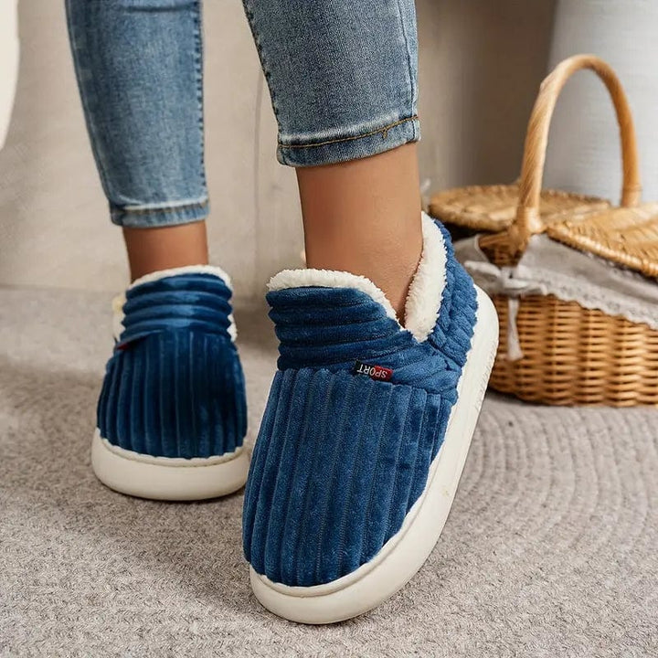 LYSSA Plush Comfort Slippers, view 8 - Elena Harper