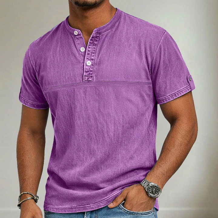 ELENA HARPER™  |  MEN'S MAO COLLAR SHIRT