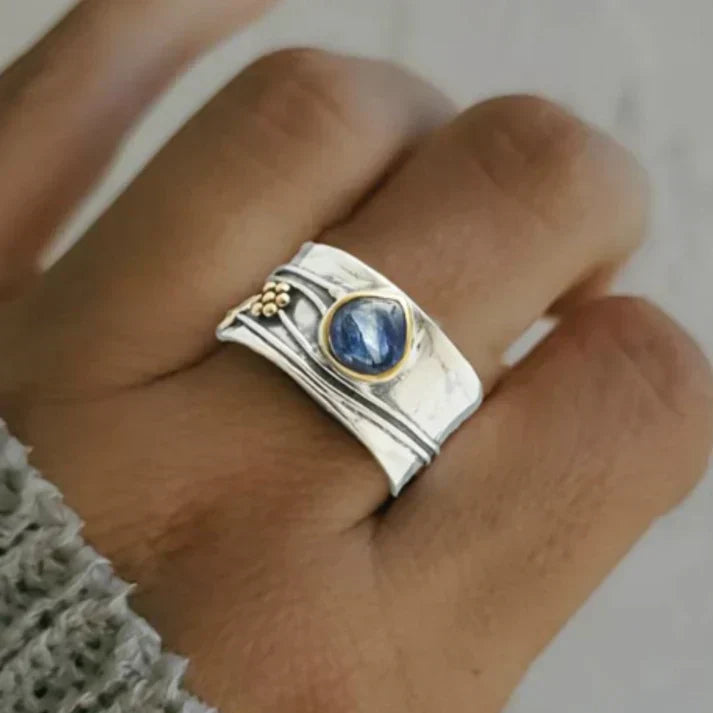 Bree Bohemian Gemstone Meditation Ring - Elena Harper
