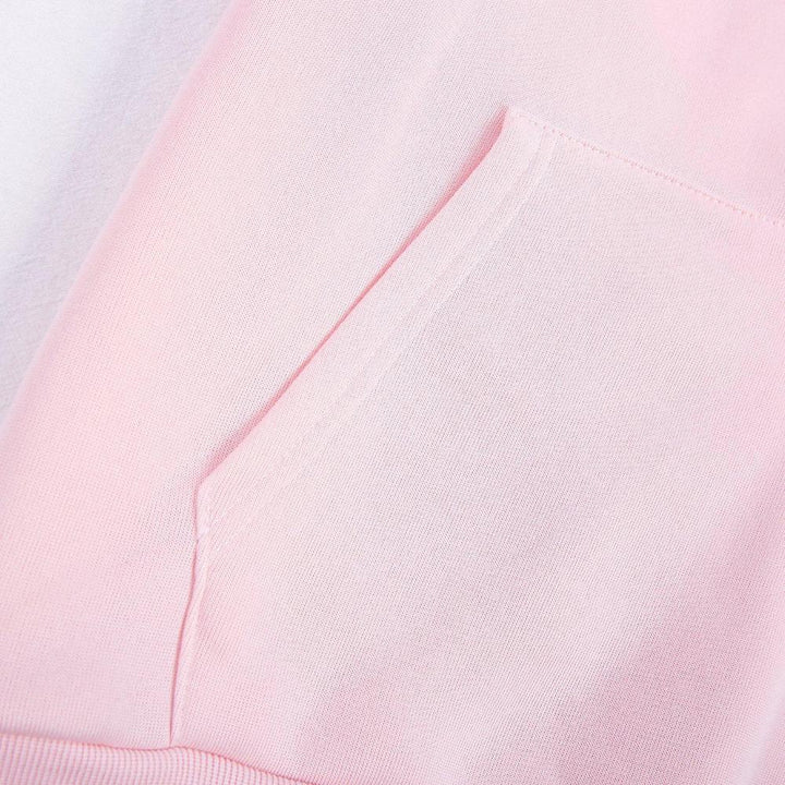 Adhara Hoodie with Front Pocket and Button Placket, view 3 - Elena Harper