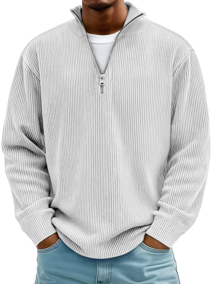 Keanu - Long Sleeve Half Zip Sweater