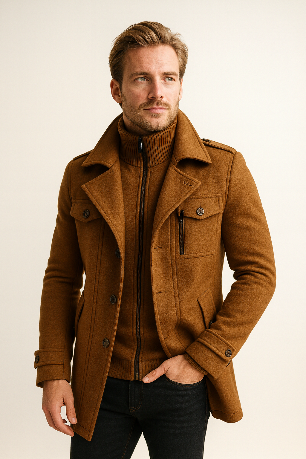 ELENA HARPER™  |  LONG WINTER COAT FOR MEN