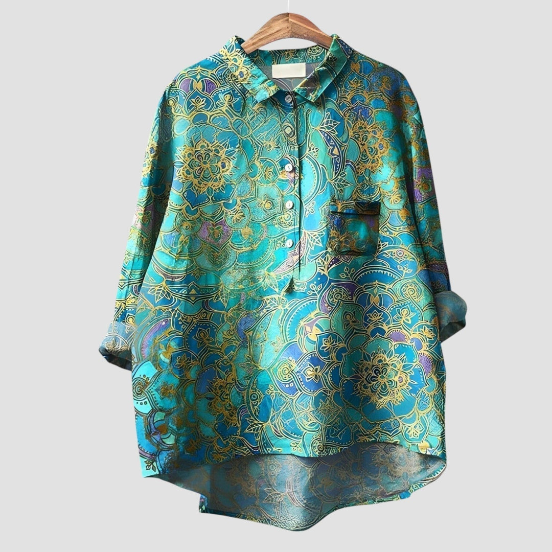 Soraya 2025 Boho Mandala Blouse - Elena Harper