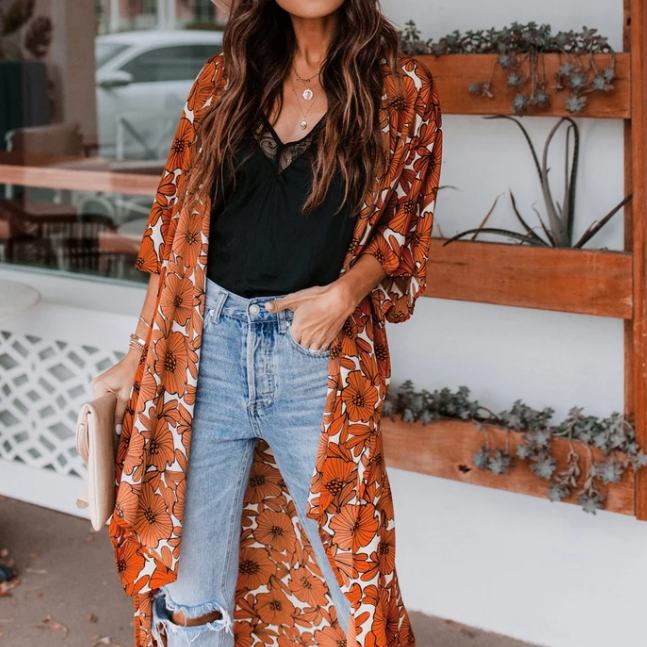 Women's Vest | Long Kimono Cut & Airy Fit