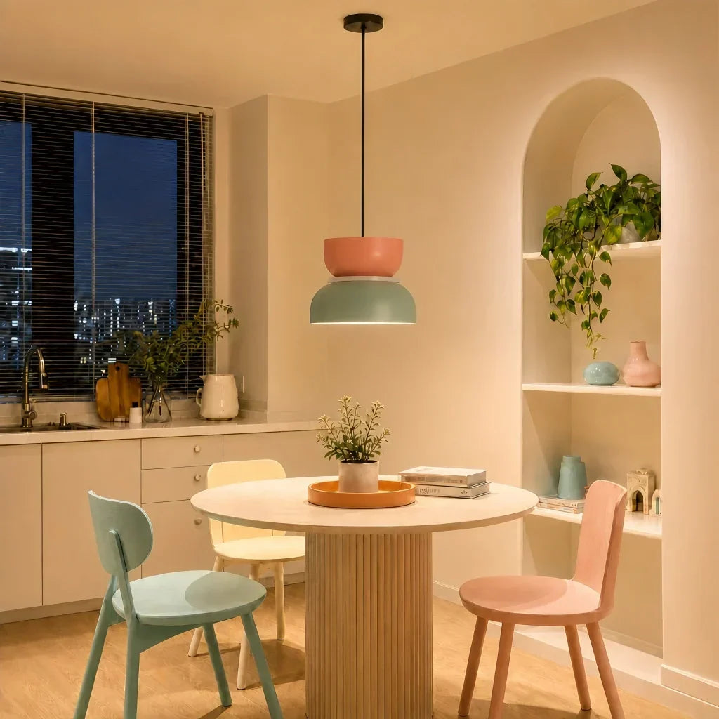Lucie Nordic Color Block Hanglamp