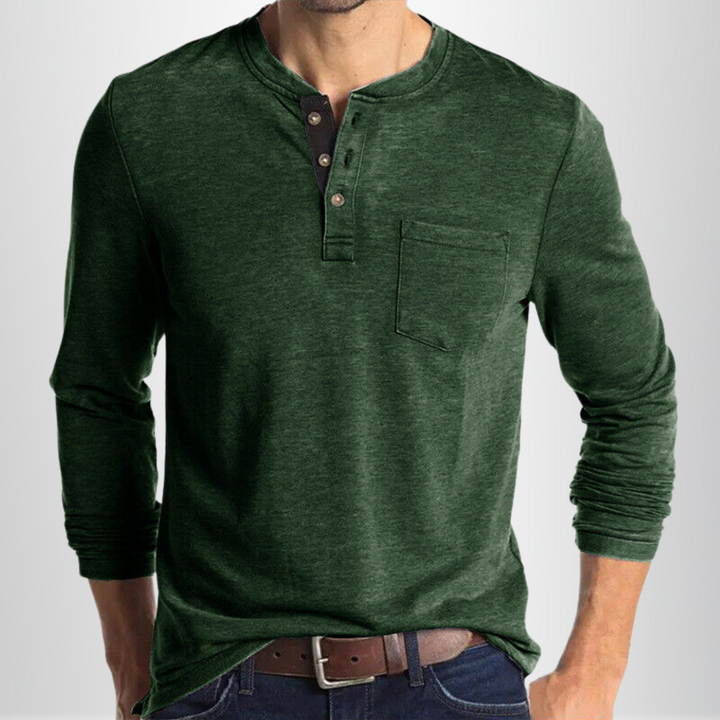 Louis - Men's Fluid Autumn T-Shirt