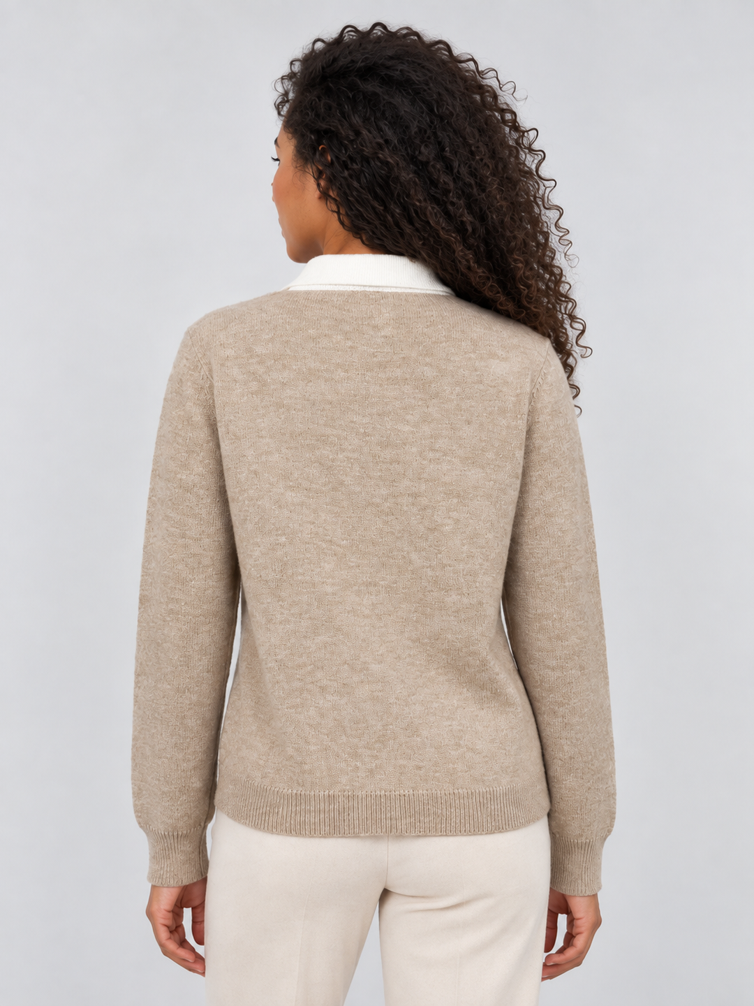 Women’s Argyle Collared Jumper