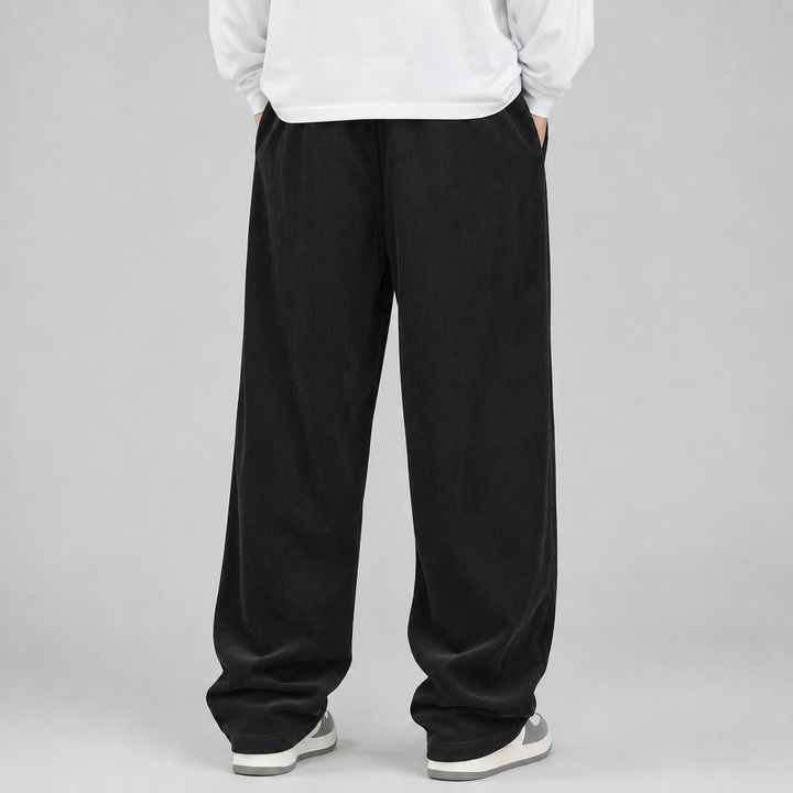 Montarello Corduroy Pants for Men, Wide Fit