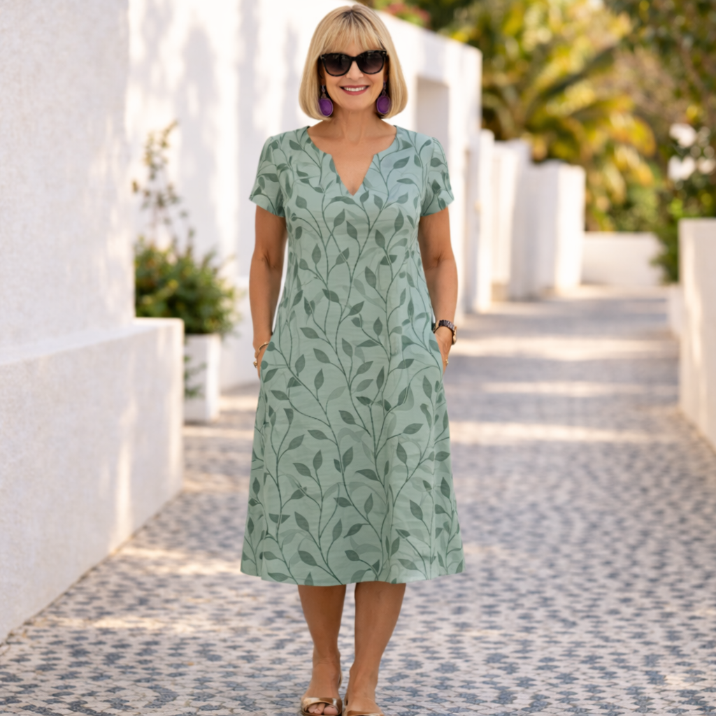 Calisse Elegant Summer Dress - Elena Harper
