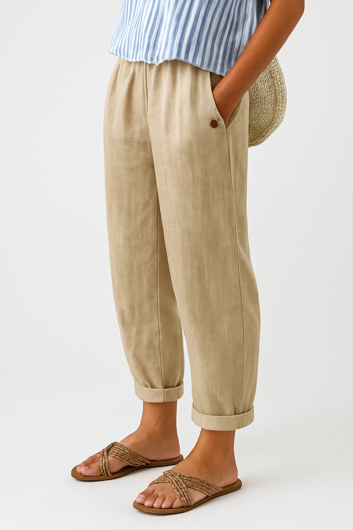 Mila | Women's Relaxed Cuffed Casual Pants