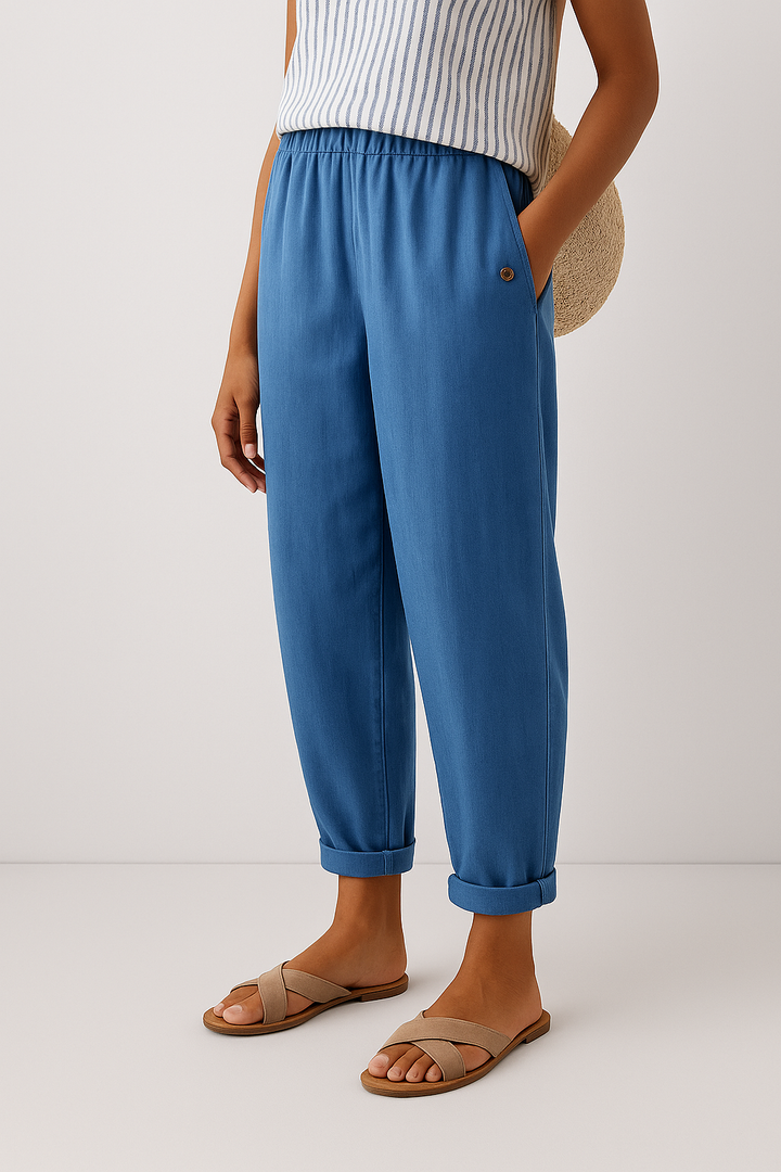 Mila | Women's Relaxed Cuffed Casual Pants