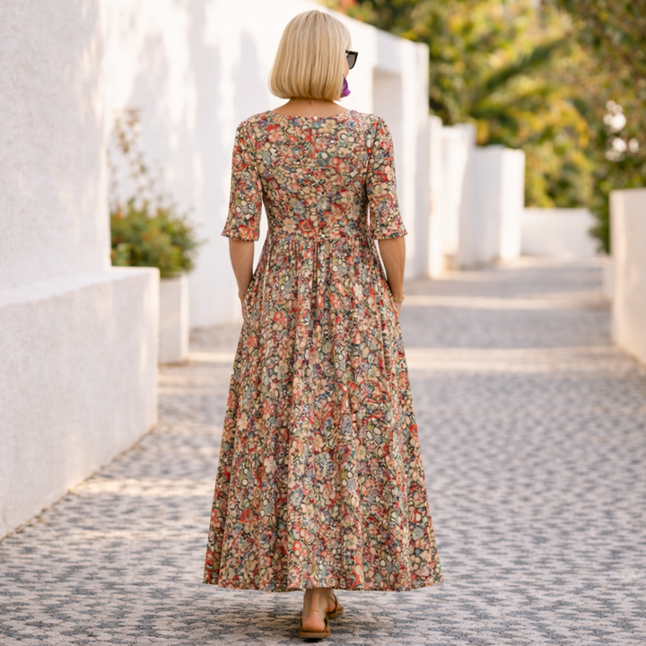 Queenie Elegant Summer Dress - Elena Harper