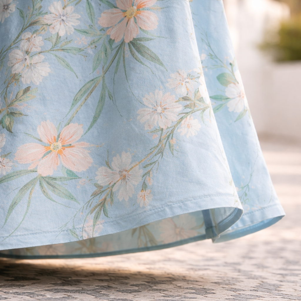 Mary Summer Floral Dress - Elena Harper
