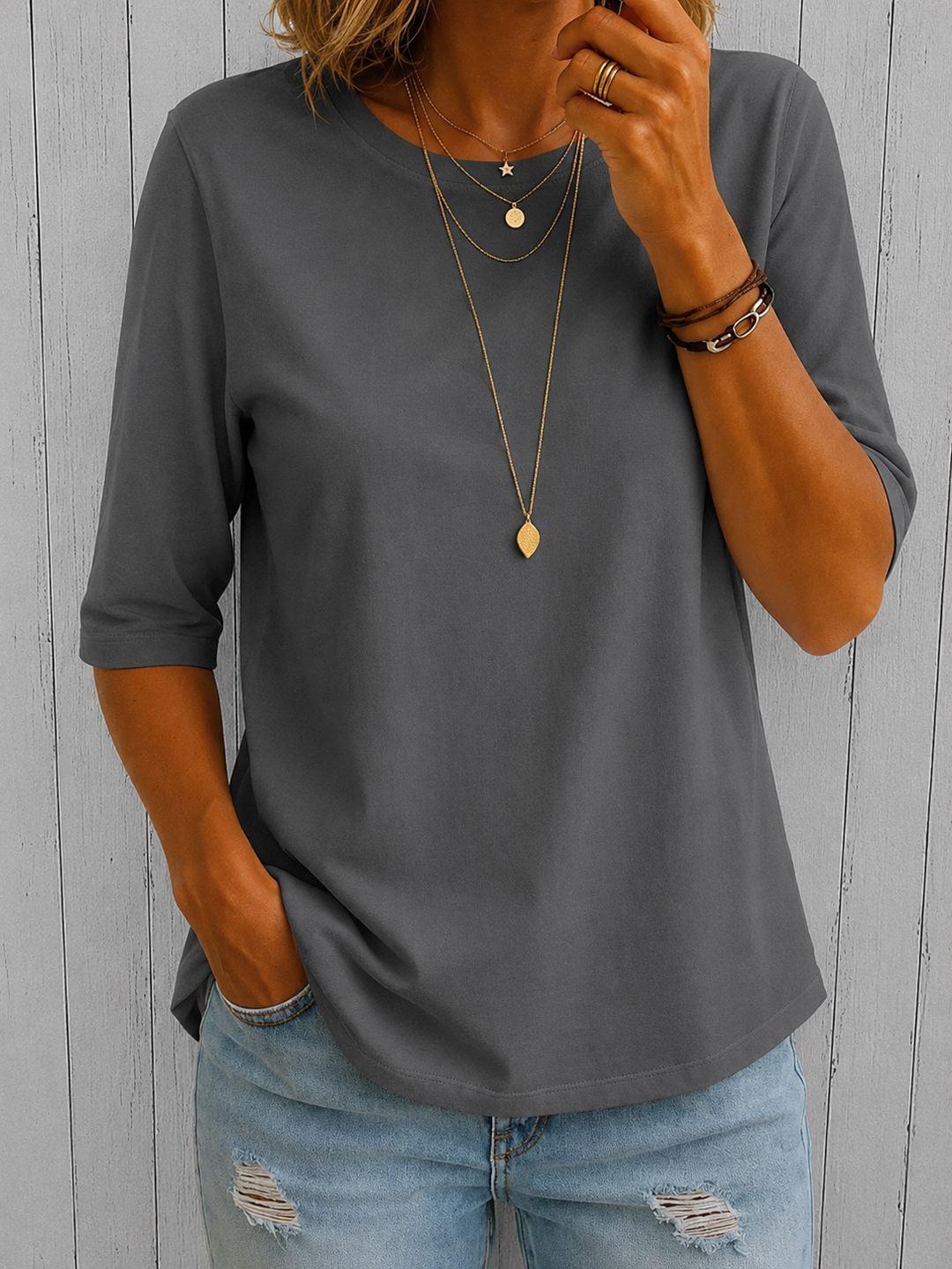 Calvera Essential Comfort Tee - Elena Harper