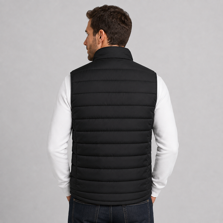 Lightweight Zip-Up High Collar Vest for Men Montarello