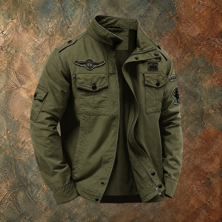 ELENA HARPER™  |  STRUCTURED MILITARY COAT FOR MEN