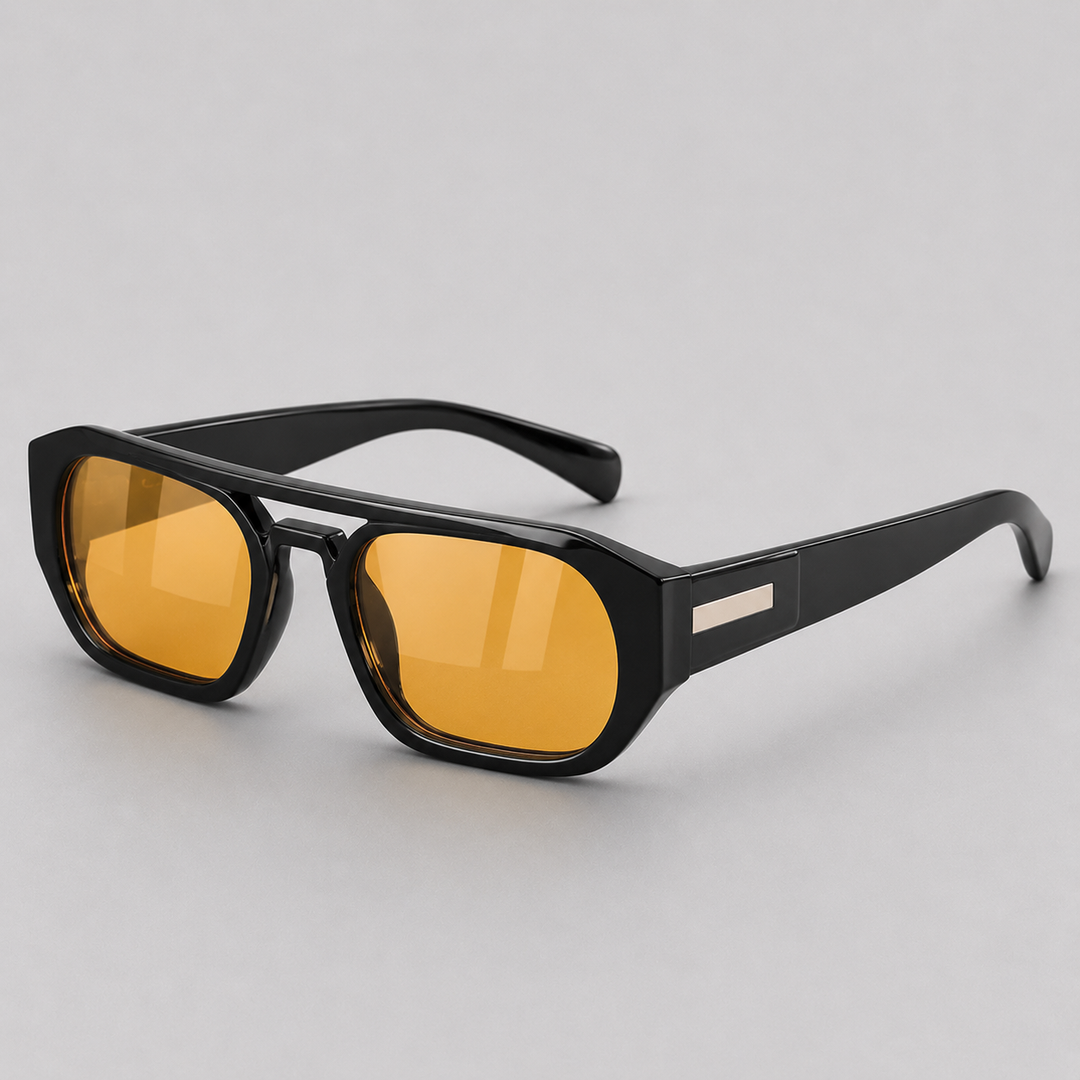 Unisex Rectangular Sunglasses