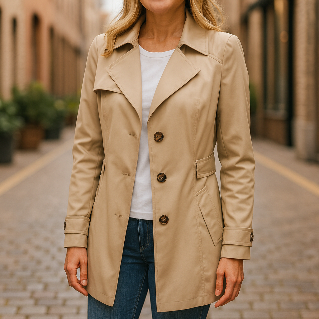 Jinkee | Elegant Autumn Trench Coat