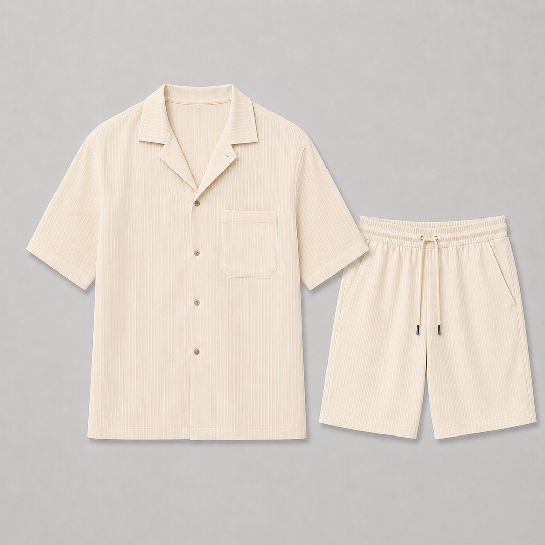 Men's Shirt and Shorts Set