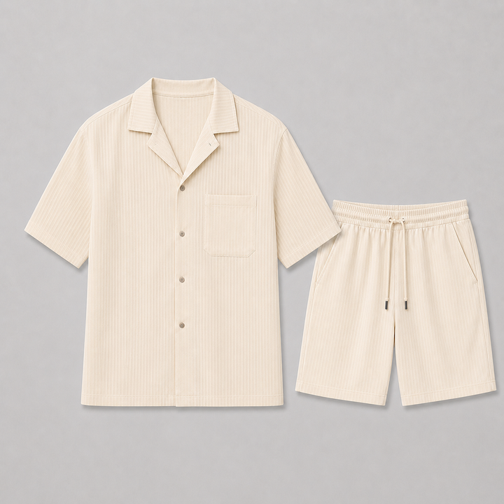 Men's Shirt and Shorts Set