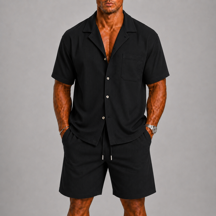 Men's Shirt and Shorts Set