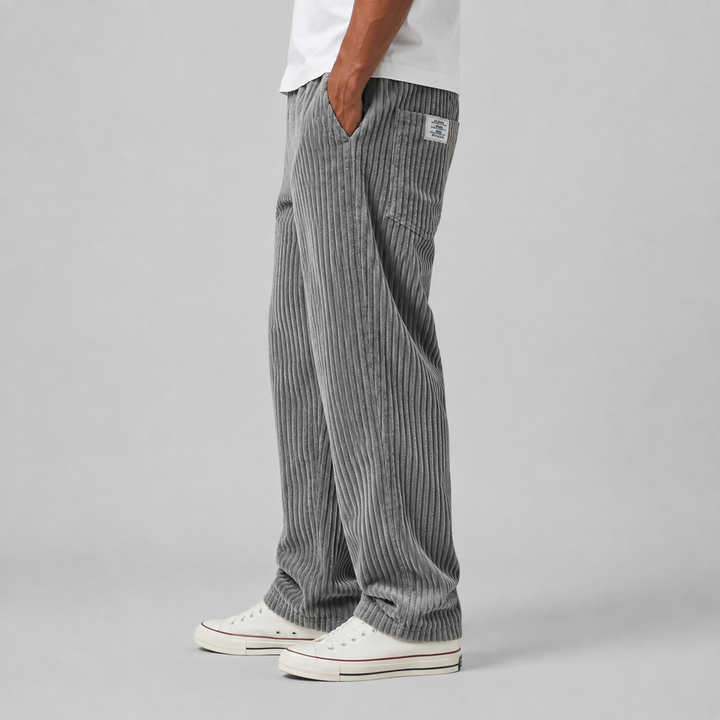 Men's Montarello Corduroy Pants with Drawstring Waist