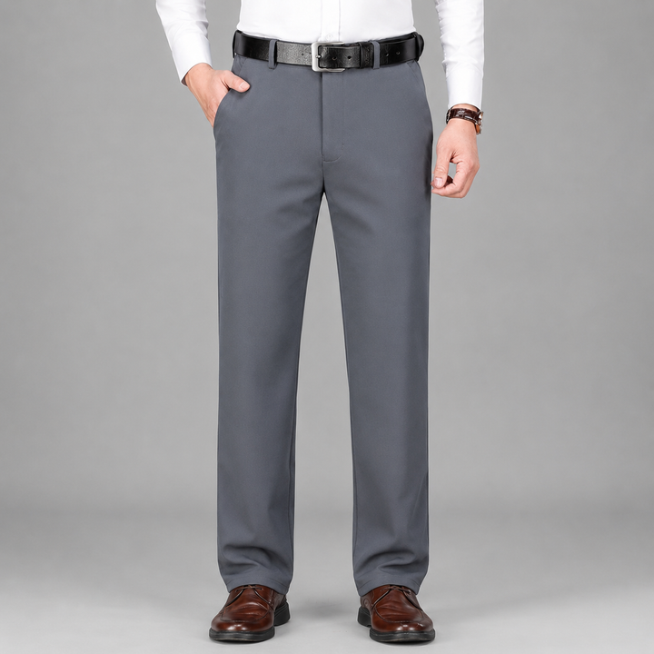 Montarello Men's Straight Cut Suit Trousers