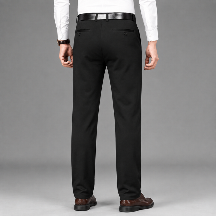 Montarello Men's Straight Cut Suit Trousers
