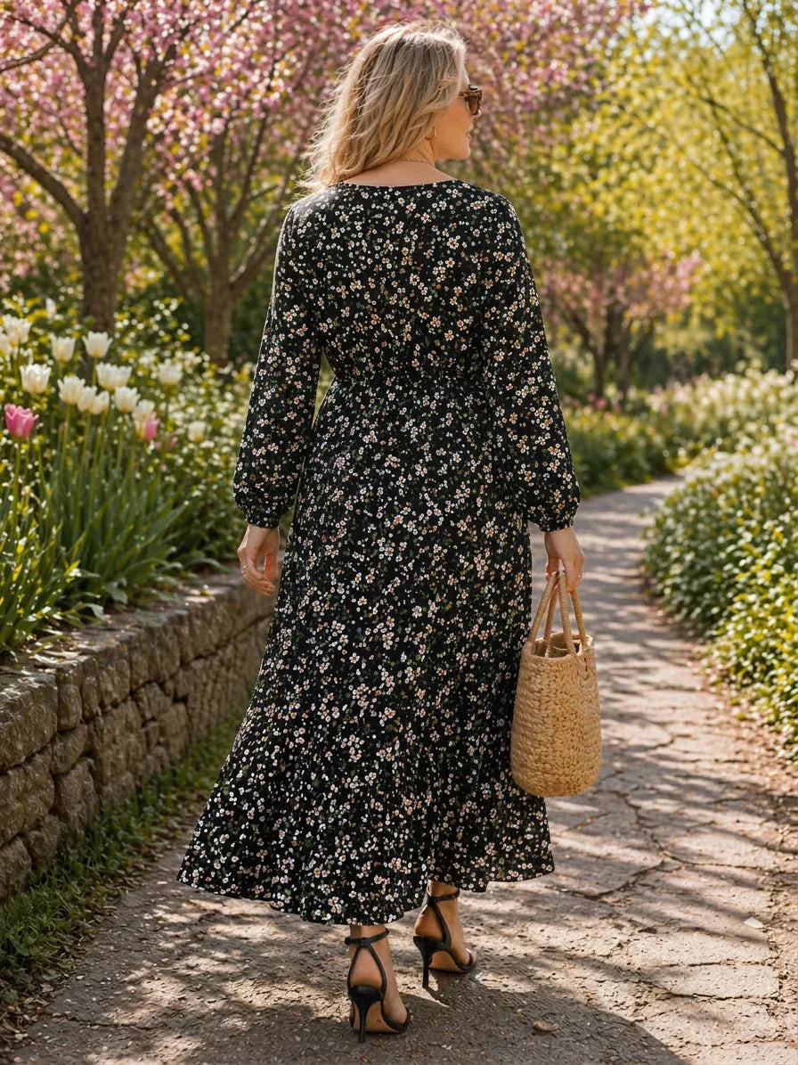 Niamh Floral Dresses, view 2 - Elena Harper