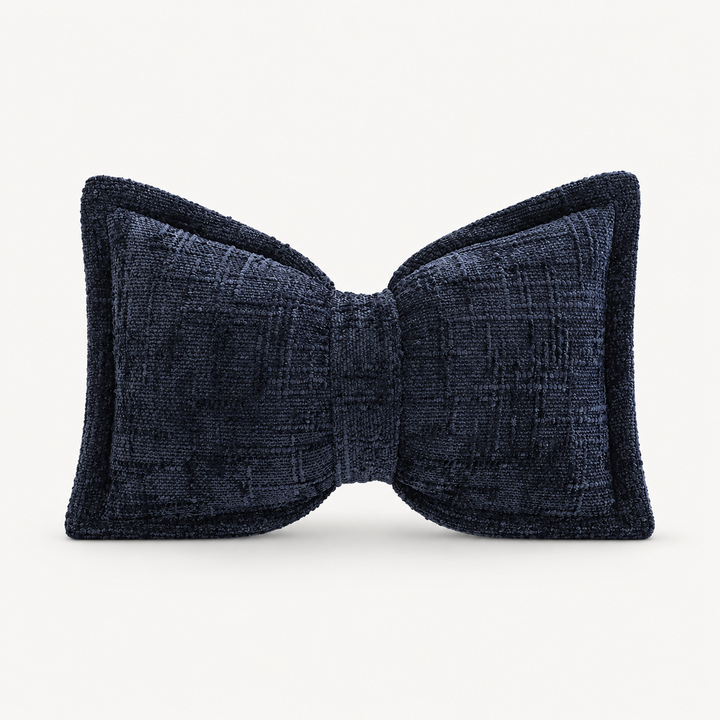 Bowsoft Chenille Look Bow-Shaped Throw Pillow - Elena Harper