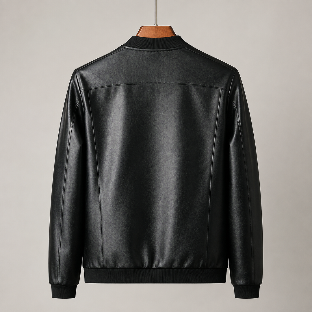 Sunday Leather Bomber, view 8 - Elena Harper