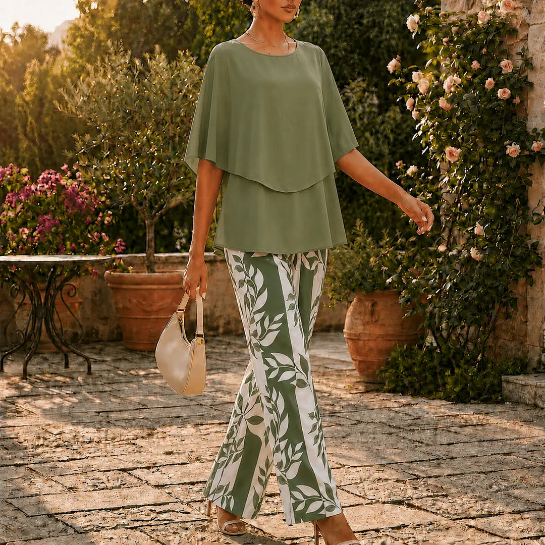 Elara Flowy Two Piece Set for Women - Elena Harper
