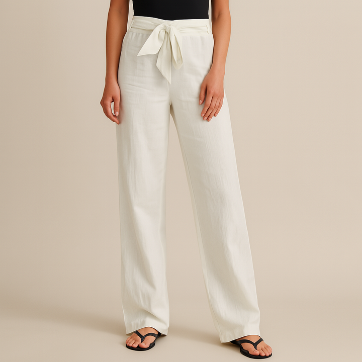 Nads Women's Linen Pants, view 5 - Elena Harper