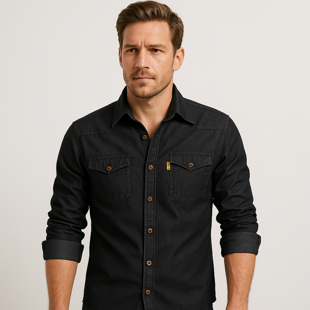 ELENA HARPER™  |  DENIM SHIRT FOR MEN