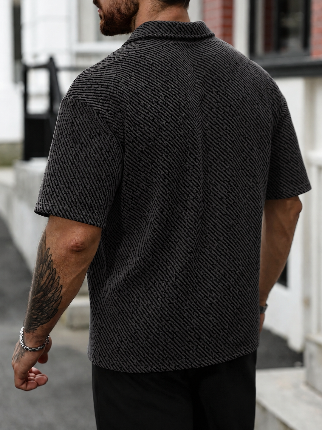 Adalberto Soft Fabric Polo, view 6 - Elena Harper