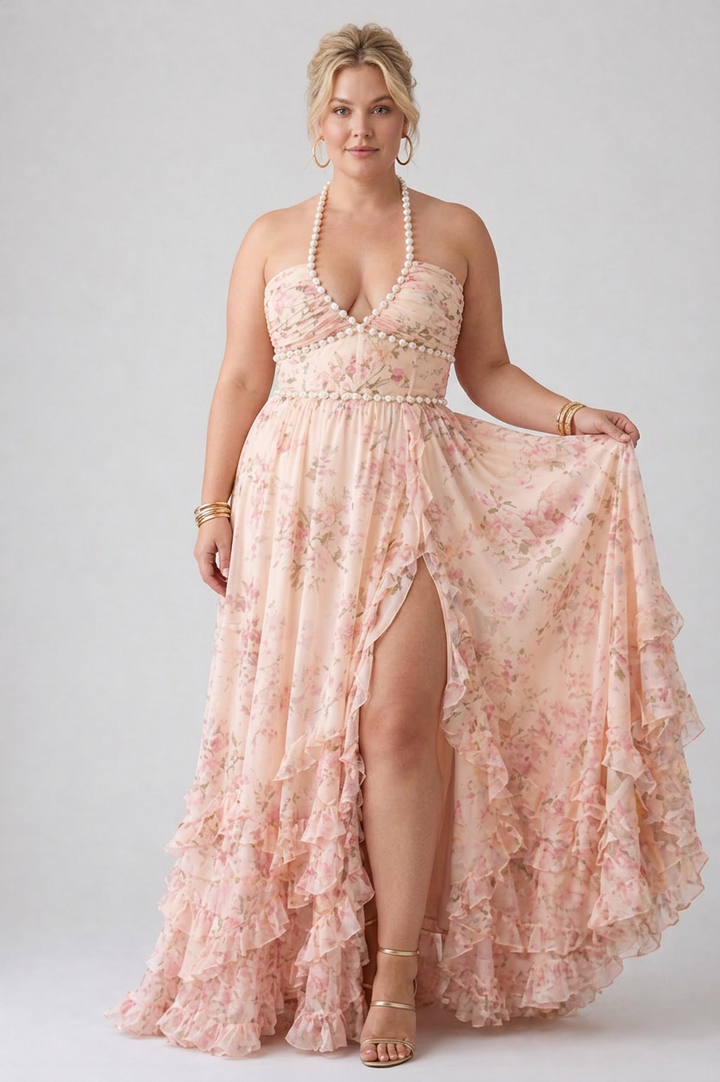 Stella & Grace Elegant Dress, view 2 - Elena Harper